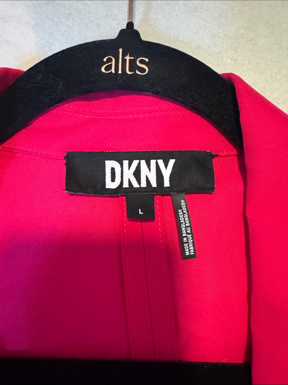 DKNY Hot Pink Single-Button Blazer Jacket - Picture 5 of 5